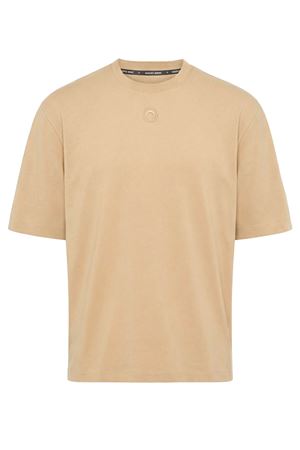 Beige cotton T-shirt MARINE SERRE | MTT077ACJER0009BG40